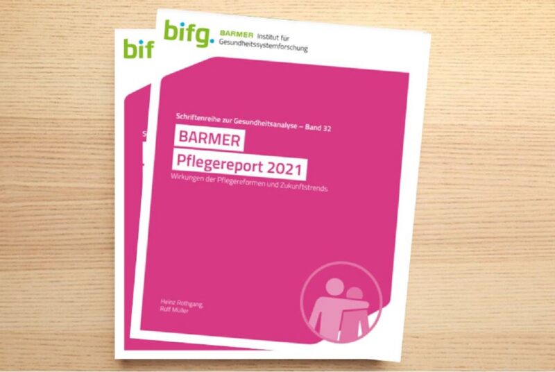 BARMER-Pflegereport 2021 Veröffentlicht – Deutsche Gesellschaft Für ...